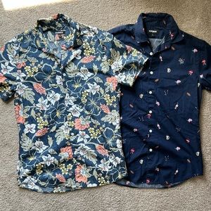 Express Men’s button front shirts